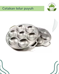 Cetakan Telur Puyuh / Cetakan telur dadar mini / Cetakan martabak mini