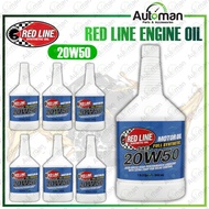 Redline Red Line 20W50 Fully Synthetic Engine Motor Oil