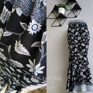 PREMIUM (ready) ( Gallery Batik ) Rok duyung batik motif lili silver /