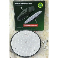 350W Rechargeable light led Ufo light bulb emergency light / lampu pasar malam