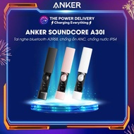 Soundcore A30i Bluetooth Headphones, Anker A3958, ANC Noise Canceling, IP54 Waterproof, Lipstick Sha