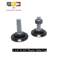 ROUND TABLE LEG CHAIR LEG SOFA LEG CUPBOARD LEG PLASTIC WITH SCREW STABLE LEG KAKI MEJA KERUSI PLAST