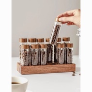 Coffee Bean Glass Bottle Smell Bottle Display Stand Storage Tank Sealed Test Tube Separate Packing S