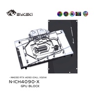 Bykski GPU บล็อคน้ำหล่อเย็นสำหรับ Inno3D GeForce RTX 4090 ICHILL X3 X4 N-ICH4090-X
