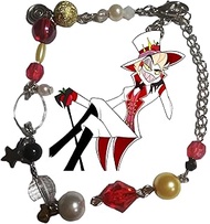 Hazbin hotel inspired bracelets huskerdust, angel dust, husk, alastor, charlie, lucifer, vox, valent