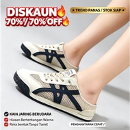 Summer Breathable Half Slippers - Hollow Net, Extra Large Size 34-44, Fashion Promo