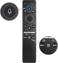 Replacement Voice Remote for Samsung Smart TVs, for Samsung-TV-Remote, for Samsung Crystal UHD QLED Curved 4K 8K Smart TVs(2020/2021)