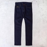 PLAC Jeans Skinny Dark Navy Stretch Size 30 Celana denim non selvedge uniqlo hm indigo