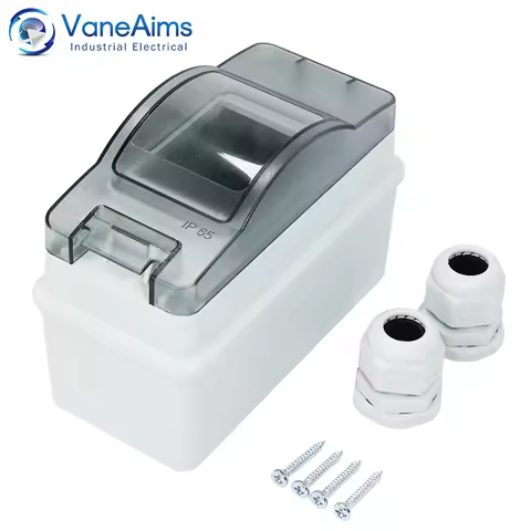 Outdoor Waterproof IP65 Distribution Box HT-2 2 WAY Air Switch Protection Box Solar PV Electrical Ju