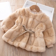 Soft and warm winter furJacket for girls 1 year old, 2 years old, 3 years old, 4 years old, 5 years 