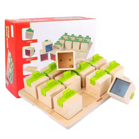 Montessori Sound Memory Matching Game Sensory Toys Wood Acrylic Bell Music Box Sensory Memory Learni