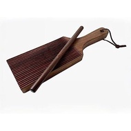 Gnocchi Board - Hand Crafted in USA of American Grown Walnut - Solid Wood Gnocchi Paddle with Gargan