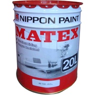 Nippon Matex Emulsion WHITE Paint for Interior Walls and Ceilings | 20 Litres | Free Delivery