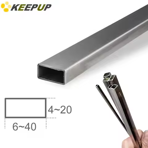 304 stainless steel small square tubing Rectangular bracket tube pipe Good weldability Customizable 