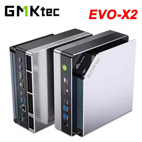 EVO-X2 GMKtec AI Mini PC AMD Ryzen Al Max+ 395 128GB LPDDR5X 8000MHz (16GB*8)M.2 2280 SSD WIFI7 BT5.