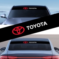 1pcs Car Front Rear Window Sticker Waterproof Sunshade Windshield Decal  For Toyota Yaris Corolla Av