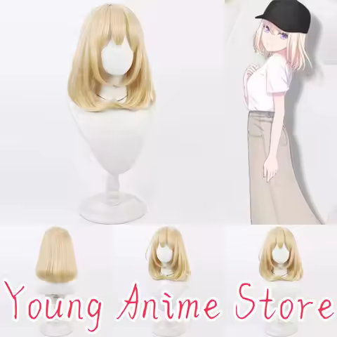 Young-Anime BanG Dream! Misumi Uika Triangle Cosplay Wig Costume Prop Wigs + Cap