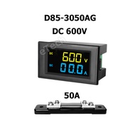 Digital DC High Volt / Amp Meter 0 - 600V DC สำหรับงาน EV Solar Cell โซล่าเซลล์
