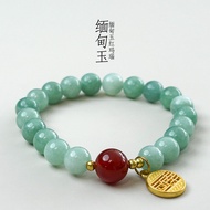 Goods Myanmar Red Agate Bracelet Light Luxury Crystal Agate Lucky Fortune Handle Bracelet 25.9.18