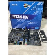 Intel Core i5 12600 non f +b660m hvd  (ครบกล่อง)สินค้ามือสอง  ผ่านการเทสมาอย่างดี แล้วก่อนส่งมีผลเทส