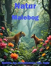 Natur. Malebog for voksne og børn. Sjældne dyr, markblomster, fisk, fugle: Dhole, baltisk sel, okapi