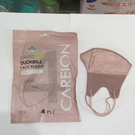 DUCKBILL Face Mask Masker Disposable Duckbill 4Ply With Earlop Isi 10