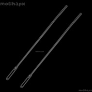 MOLIH 2PCS Flute Cleaning Stick, ABS Black Color Flute Cleaning Rod, Premium Flute Maintenance Tool 