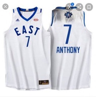 &lt;徵收&gt;NBA 波衫 Want NIKE ADIDAS Carmelo Anthony All star Jersey