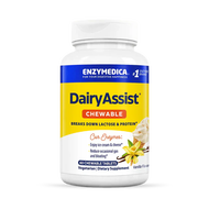 ENZYMEDICA DairyAssist 💝 ช่วยในการย่อยแล็กโทส (Lactose) และเคซีน(Casein) ย่อยน้ำตาลและโปรตีนในนมวัว