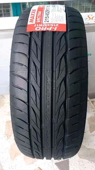 215/45r17 maxxis victra i-pro ยางใหม่Y2023แถมจุ้ม4ตัว ออกแบบมาให้ยึดเกาะถนนที่ดีเยี่ยม ระดับAAAเนื้อยางกึ่งชอฟ As the Picture One