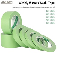 AMELIE0 15M Masking Tape High Quality Adhesive No Trace Latex Paint Separation