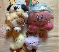 Sanrio Pompompurin, Kirby, Dumbo 毛公仔