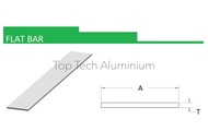 [Ready Stock / Customized Length] Aluminium Flat Bar aluminium plate aluminium rectangular shape rec