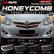 CarRefit toyota Vios Ncp93 2007-2010 car max honeycomb grille accessories