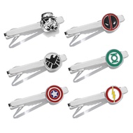 Peripheral Accessories Marvel Hero Captain America Star Wars Men's Business Tie Clip