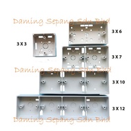 PVC Nut Box (White) 3'' x 3'' - 3'' x 12''