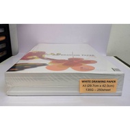 PA (HD) Cartridge Paper / DRAWING PAPER / KERTAS LUKISAN 135G A3 250sheet (PREMIER GRADE) :-