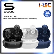 SOUL S-MICRO 10 Micro True Wireless Earbuds with Low Latency