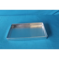 BAKING TRAY - ALUMINIUM CAKE TIN (7" X 11") (HEIGHT 1") (1SET = 1UNIT INSIDE)