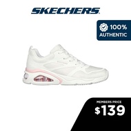 Skechers Women SKECHERS Street Tres-Air Uno Revolution-Airy Shoes - 177420-WHT Air-Cooled Memory Foam