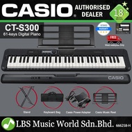 Casio CT-S300 61 Key Casiotone Electric Keyboard Intermediate Package Music Piano (CTS300 CT S300 CT