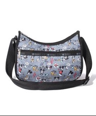 2021 Summer LeSportsac x Disney 米奇與他的好朋友們 “米奇塗鴉” 系列 Mickey Minnie 米奇米妮 Classic Hobo 斜孭袋 （訂購款）