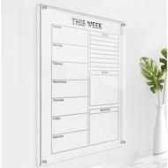 Daily Planner Acrylic Weekly Planner | Acrylic Schedule Board