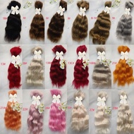 Hand Comb Mohair Hair Row BLYTHE BJD OB Doll Wool Curly Wig