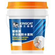 KINGCAT 貓王油漆 壁佳寶多功能防水塗料 K1-680 1加侖  14典藏灰  4.5ml  1桶