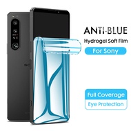 Full Coverage Anti-Blue Hydrogel Soft Film For Sony Xperia 1 II III 5 10 11 Plus XA2 XA3 X XZ XZ1 XZ2 Compact Premium XZ3 XZ4 XZ5 Screen Protector