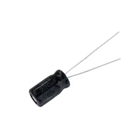 20pcs 220uF 25V 220MFD 25WV 25VDC 6*7mm Aluminum Electrolytic Capacitor Radial 220mf25v 220uf25v 25v
