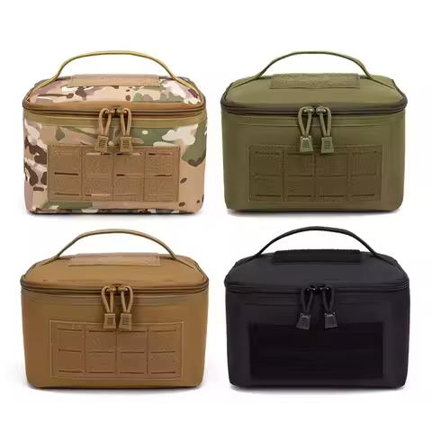 Portable Rifle Cartridge Bag Pistol Ammo Pouches Ammunition Box for Outdoor Hunting Shooting Bullet 