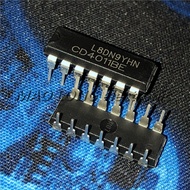 10PCS/LOT CD4011BE DIP14 CD4011 DIP 4011BE DIP-14 new and original IC In Stock