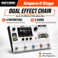 HOTONE Ampero II Stage Guitar Multi Effects Amp Modeler 5-inch Touchscreen Dual Chain MIDI USB Audio